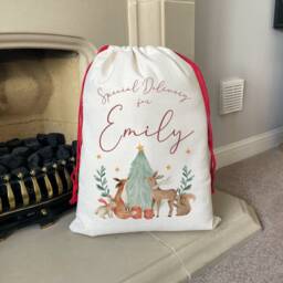 Personalised Christmas Sack - Family Sacks Toy Decorations - thumbnail 1