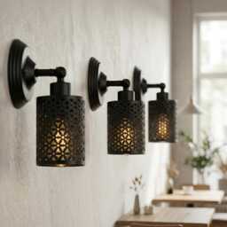 Vintage Brass Wall Light, Industrial Sconce, Rustic Metal Lamp, Farmhouse Lighting, Bedside Light Fixture - thumbnail 3
