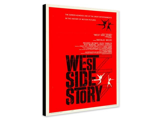 West Side Story - 1961 Poster - Film Art, Wrapped Canvas Or Photo Print - image 1