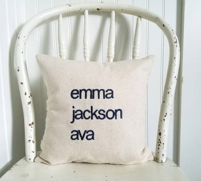 Personalized Family Name Pillow - image 1
