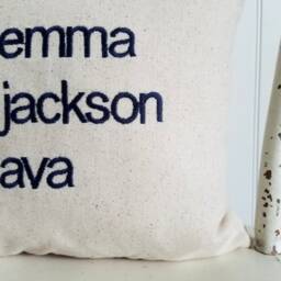Personalized Family Name Pillow - thumbnail 2