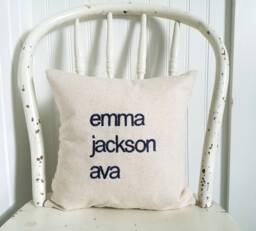 Personalized Family Name Pillow - thumbnail 1