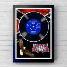 Framed Vinyl Record - Lynyrd Skynyrd Free Bird Unique Gift Idea Music Memorabilia 70S Wall Art Decor - thumbnail 3