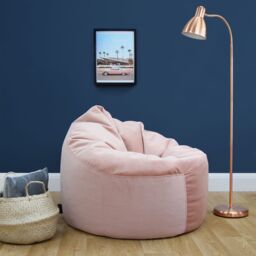 Designer Velvet Chair Bean Bag, Handmade in The Uk, Beans Included, Adult & Kids Sizes Available - thumbnail 1