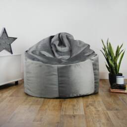 Designer Velvet Chair Bean Bag, Handmade in The Uk, Beans Included, Adult & Kids Sizes Available - thumbnail 3