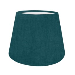 Handmade Empire Lampshade, Denim Teal Ink Pistachio, UK Made - thumbnail 3
