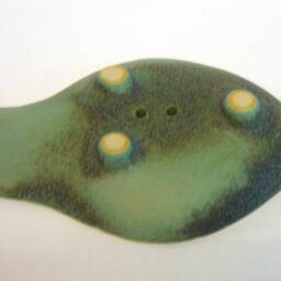 Soap Dish in Moss Green Glaze, Handmade Ceramic - thumbnail 4
