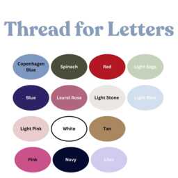 12x20 in Personalized Scalloped Applique Name & Monogram Pillow Cover - thumbnail 4