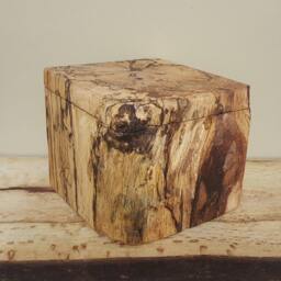 Keepsake Ring Box W Lid - Rustic Wooden Jewelry Storage Desk Organizer Change Holder Money Hideaway Unique Birthday Gift For Him Or Her - thumbnail 3
