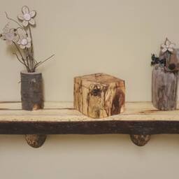 Keepsake Ring Box W Lid - Rustic Wooden Jewelry Storage Desk Organizer Change Holder Money Hideaway Unique Birthday Gift For Him Or Her - thumbnail 2