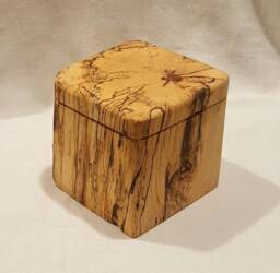 Keepsake Ring Box W Lid - Rustic Wooden Jewelry Storage Desk Organizer Change Holder Money Hideaway Unique Birthday Gift For Him Or Her - thumbnail 1