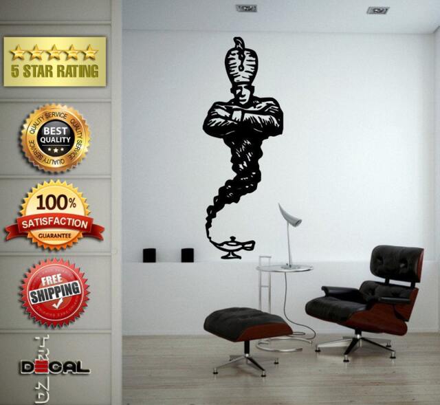 Magic Genie Lamp Three Wishes Wall Window Sticker Decal Vinyl Silhouette Decor L1879 - image 1