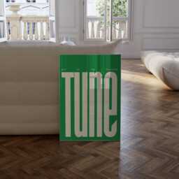 Put On My Favourite Tune Print - Typographic Poster Wall Art Aesthetic Vinyl Record Trendy Club Raving Music Funky Quote - thumbnail 3