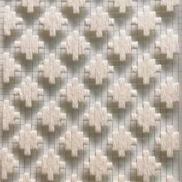 Minimal Cream White Woven Wall Hanging - Framed Fiber Art - thumbnail 3