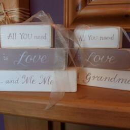 All You Need Is Love & Diet Coke A Cat Dog Grandma Wooden Blocks, The Perfect Personalised Gift For Someone Special - thumbnail 3