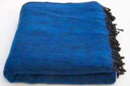 Yak Wool Blanket Large Travel Shawl Meditation Wrap Handwoven Throws