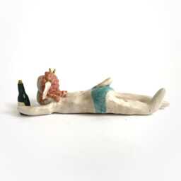 Decorative Female Figurine, Spiritual Gift For Feminist, Lesbian Wedding Gift, Deities & Demigods, Folklore Decor, Devil Girl - thumbnail 4
