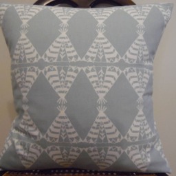 Pow Wow Honeydew.tee Pee.tribal Print.pillow Cover.slipcover.pillow Sham.toss Pillow.blue & White Pillows.home Decor.nursery Pillow.unixex - thumbnail 2
