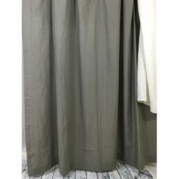Grey Linen Shower Curtains , Dark Gray Curtain, Medium Grey, 72x72, 72x85, 72x94, Or Custom Size - thumbnail 2