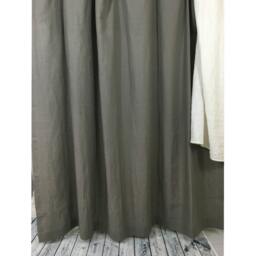 Grey Linen Shower Curtains , Dark Gray Curtain, Medium Grey, 72x72, 72x85, 72x94, Or Custom Size - thumbnail 3