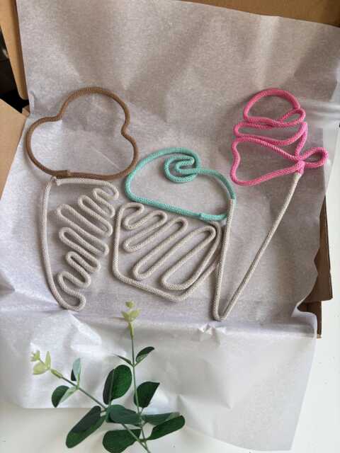 Decorative Ice Cream Cone Set - Kids Nursery Decor - image 1