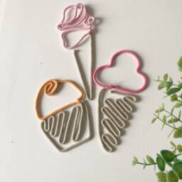 Decorative Ice Cream Cone Set - Kids Nursery Decor - thumbnail 2