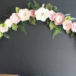 Baby Girl Flower Floral Wall Adornments Embellishment Nursery Crib Decor Girls Room Garden Woodland Pink Shower Whimsical - thumbnail 3