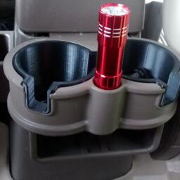 80 Series Rear Double Cup Holder - thumbnail 3