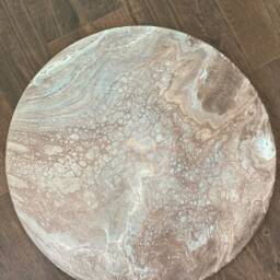 Indoor Or Outdoor Original Acrylic Pour Art Tabletops - thumbnail 4