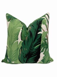 Thibaut Travelers Palm Tropics Collection Cushion Cover Pillow Double Sided Green - thumbnail 1