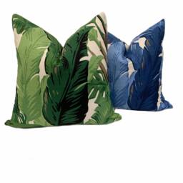Thibaut Travelers Palm Tropics Collection Cushion Cover Pillow Double Sided Green - thumbnail 3