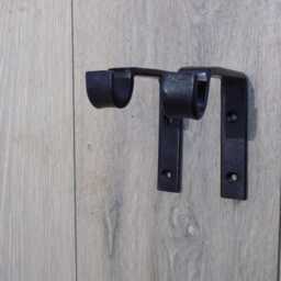 Curtain Rail Set-Upwrought Iron - Forged Steel Hand Crafted in Uk...free Fitting Kit - thumbnail 4