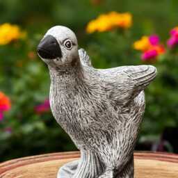 Concrete Gosling Statue Cement Baby Goose Figurine Stone Farm Animal Sculpture Outdoor Garden Ornament Handmade Yard Decor Goose Lover Gift - thumbnail 4