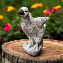 Concrete Gosling Statue Cement Baby Goose Figurine Stone Farm Animal Sculpture Outdoor Garden Ornament Handmade Yard Decor Goose Lover Gift - thumbnail 1