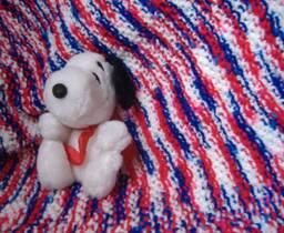 Red White & Blue Baby Blanket