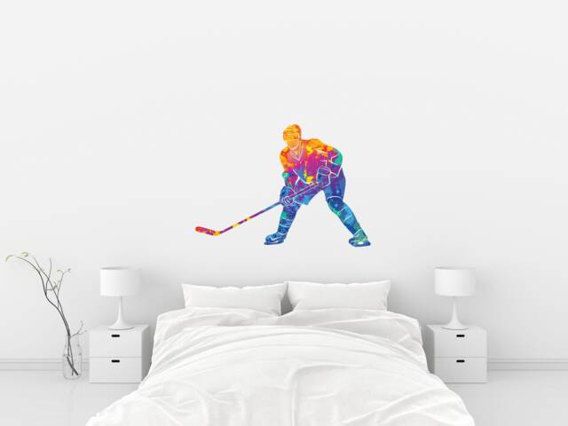 Hockey Wall Art, Sticker, Ice Decal, Gifts - Thevinylcreations - image 1