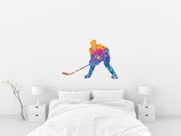 Hockey Wall Art, Sticker, Ice Decal, Gifts - Thevinylcreations - thumbnail 1