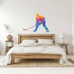 Hockey Wall Art, Sticker, Ice Decal, Gifts - Thevinylcreations - thumbnail 3