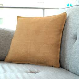 Golden Baroque Floral Cushion Cover, Throw Pillow. 16 - thumbnail 1