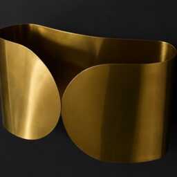 Pair Of Foglio Brass Wall Sconce - Handmade Raw Light Modern Leaf-Inspired Lamp Custom Size Luxury Lighting - thumbnail 3