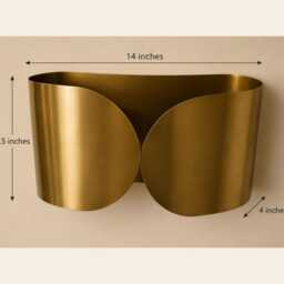Pair Of Foglio Brass Wall Sconce - Handmade Raw Light Modern Leaf-Inspired Lamp Custom Size Luxury Lighting - thumbnail 2