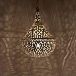 Handcrafted Oriental Light, Moroccan Brass Pendant Hanging Lamp, Gold Lampshade, Home Decor Lighting & Ceiling Light - thumbnail 3
