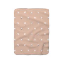 Korean Jindo/Samoyed Pattern Blanket, High Quality Dog Gift For Owner, Mom, Owner Gift, Blanket - thumbnail 3