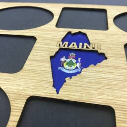Maine Collage Picture Frame 11x14 Holds 8 Photos - thumbnail 3