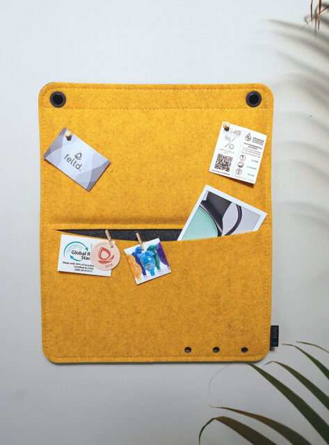 Felt Organizer - Wall For Office/Home Office 35 X 42 cm 36 Colors Sustainable Vegan Fair - image 1