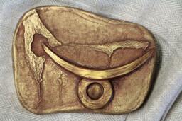 Bas Relief Astrologic Zodiac Sign Taurus Horoscope Symbol Wall Sculpture Small Sculpture Art Birthday Gift Gold Silver Home Decor - thumbnail 1