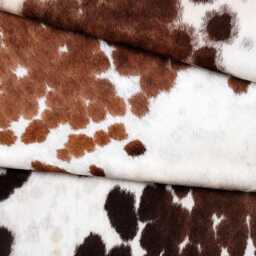 Dark Brown & White Cowhide Rug Rustic Hair-On Leather Area Rug - 78 X 66 Inches - thumbnail 2
