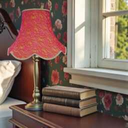 French Lace Table Lamp Shades Floor Standard Lampshade Ceiling Pendants Candle Clip Wall Lights - thumbnail 2