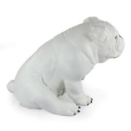 English British Bulldog, White, Dog Natural Size Statue, Limited Edition, Artdog - thumbnail 4