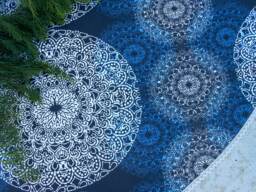 Mandala Christmas Tree Skirt Boho Ornament Decor Bohemian Home Ornaments Swedish - thumbnail 1